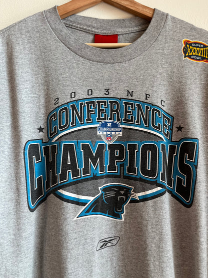 2003 Carolina Panthers Conference Champions Tee (L)