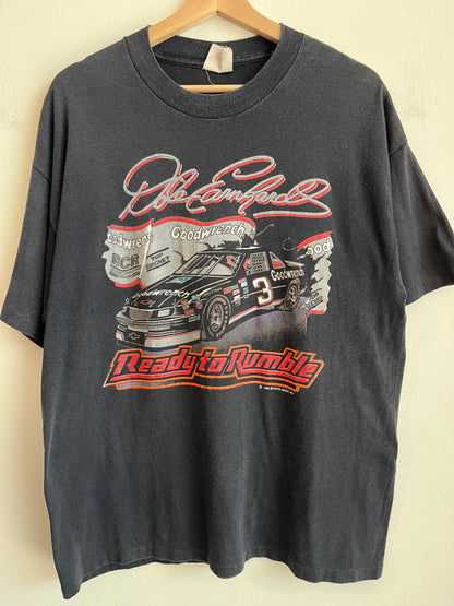 1989 Nascar Dale Earnhardt "Ready to Rumble" Faded Tee (XL)