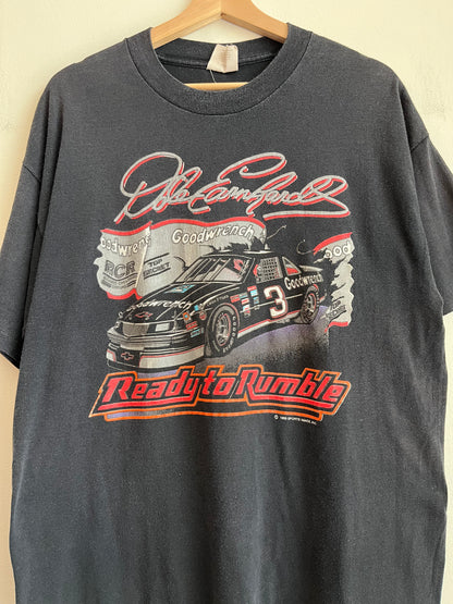 1989 Nascar Dale Earnhardt "Ready to Rumble" Faded Tee (XL)
