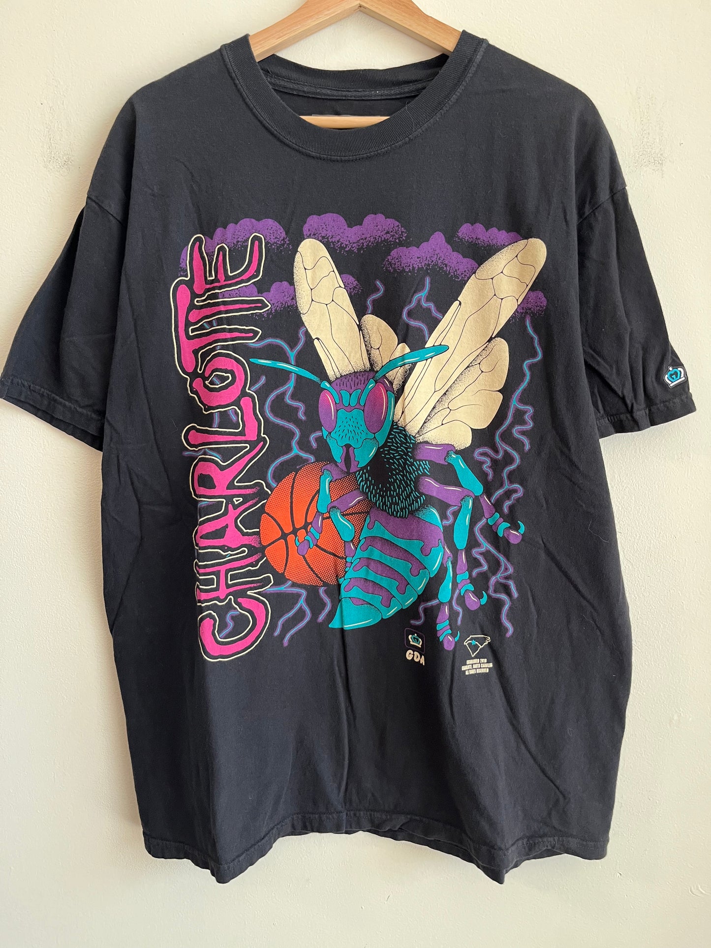 Charlotte Hornets Lightning Bugs Graphic Tee (XL)