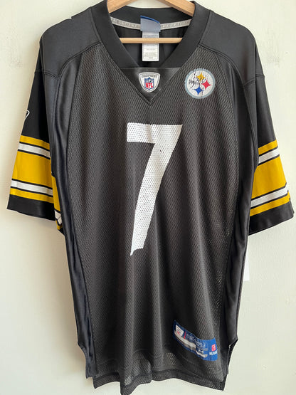 2000s Pittsburgh Steelers Ben Roethlisberger Reebok Jersey (M)
