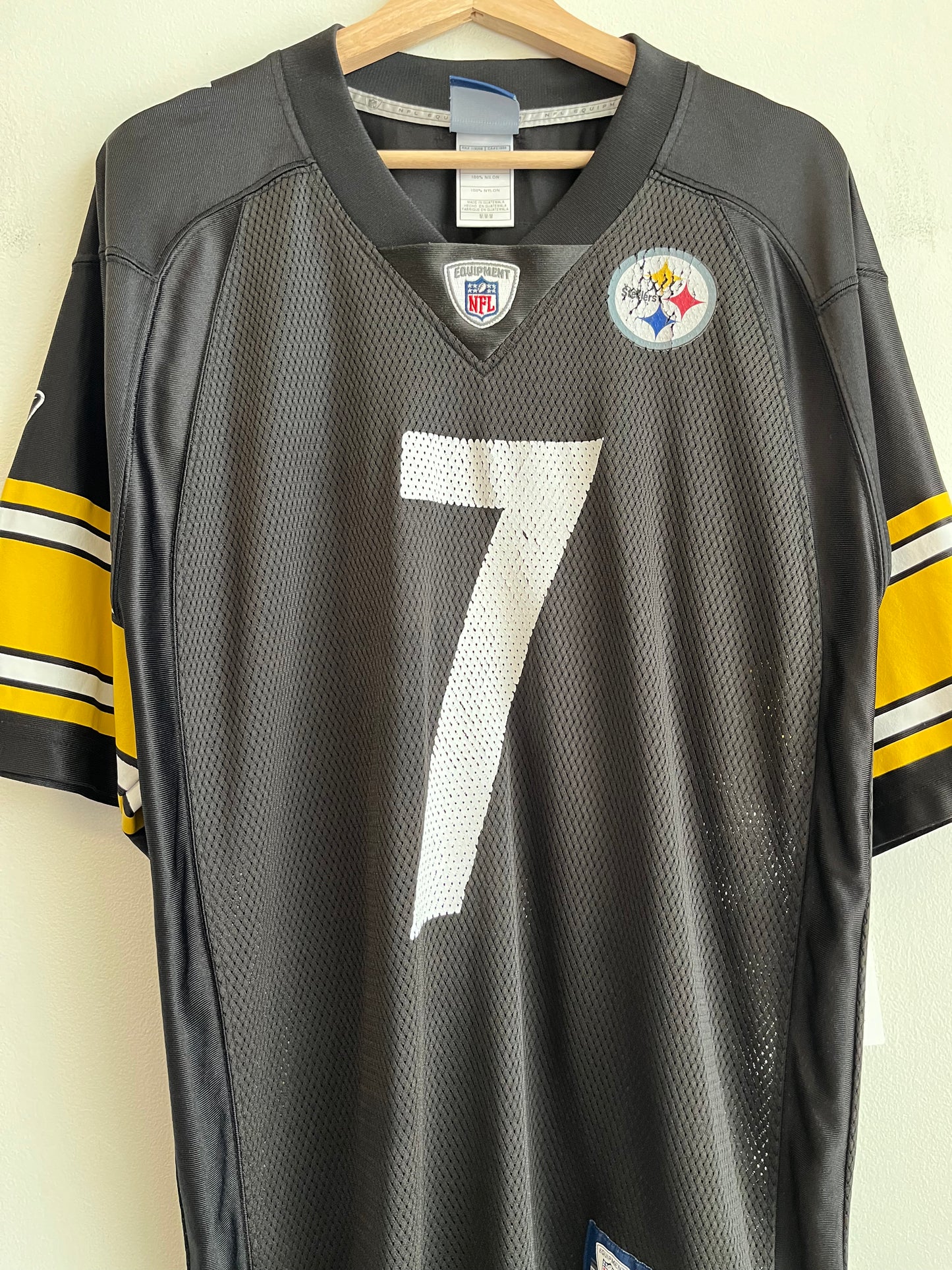 2000s Pittsburgh Steelers Ben Roethlisberger Reebok Jersey (M)
