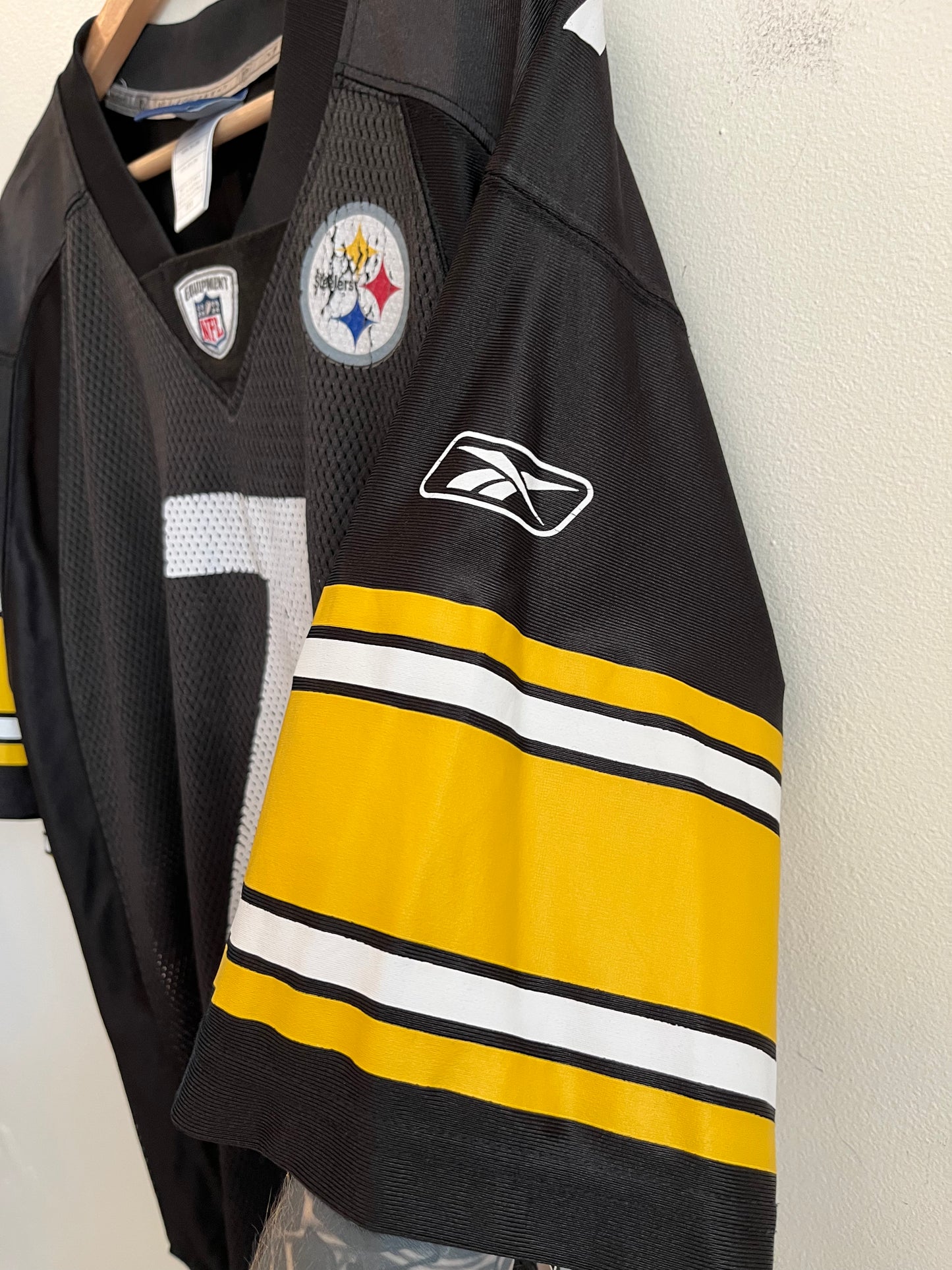 2000s Pittsburgh Steelers Ben Roethlisberger Reebok Jersey (M)