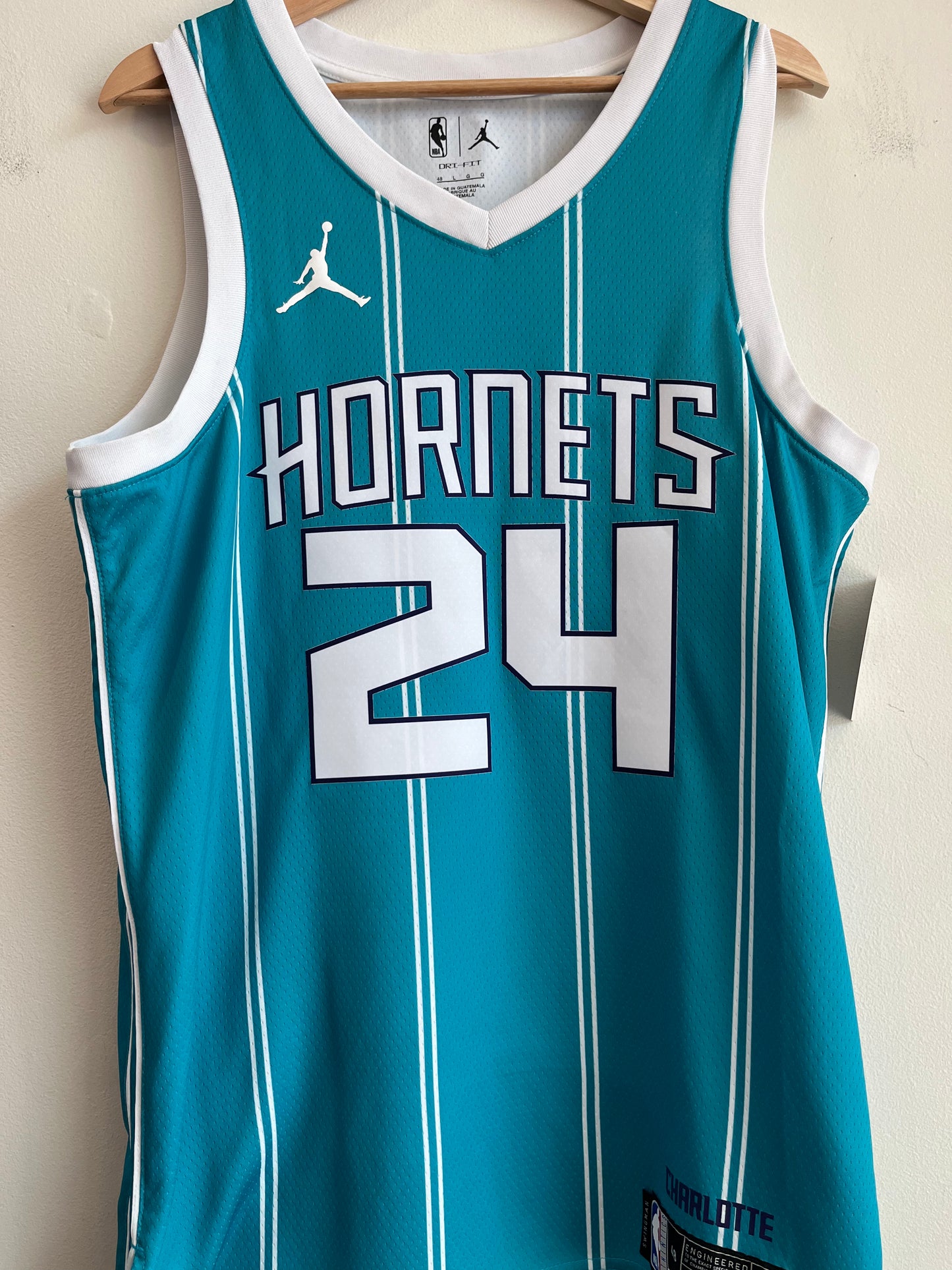 Charlotte Hornets Brandon Miller #24 Dri Fit Jersey (L)