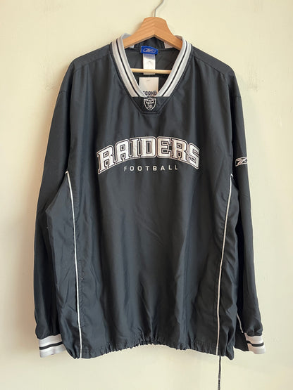 2000s Oakland Raiders Spell Out Reebok Windbreaker (XL)