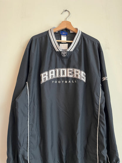 2000s Oakland Raiders Spell Out Reebok Windbreaker (XL)