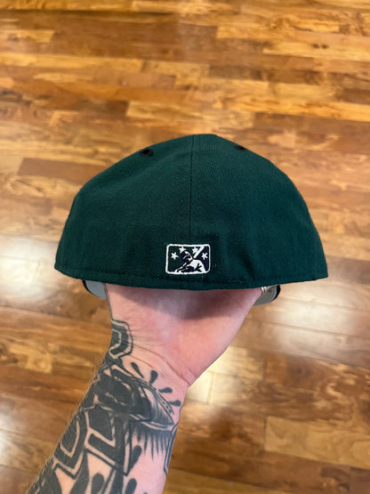 1990s Charlotte Knights Green New Era Fitted Hat (OS)