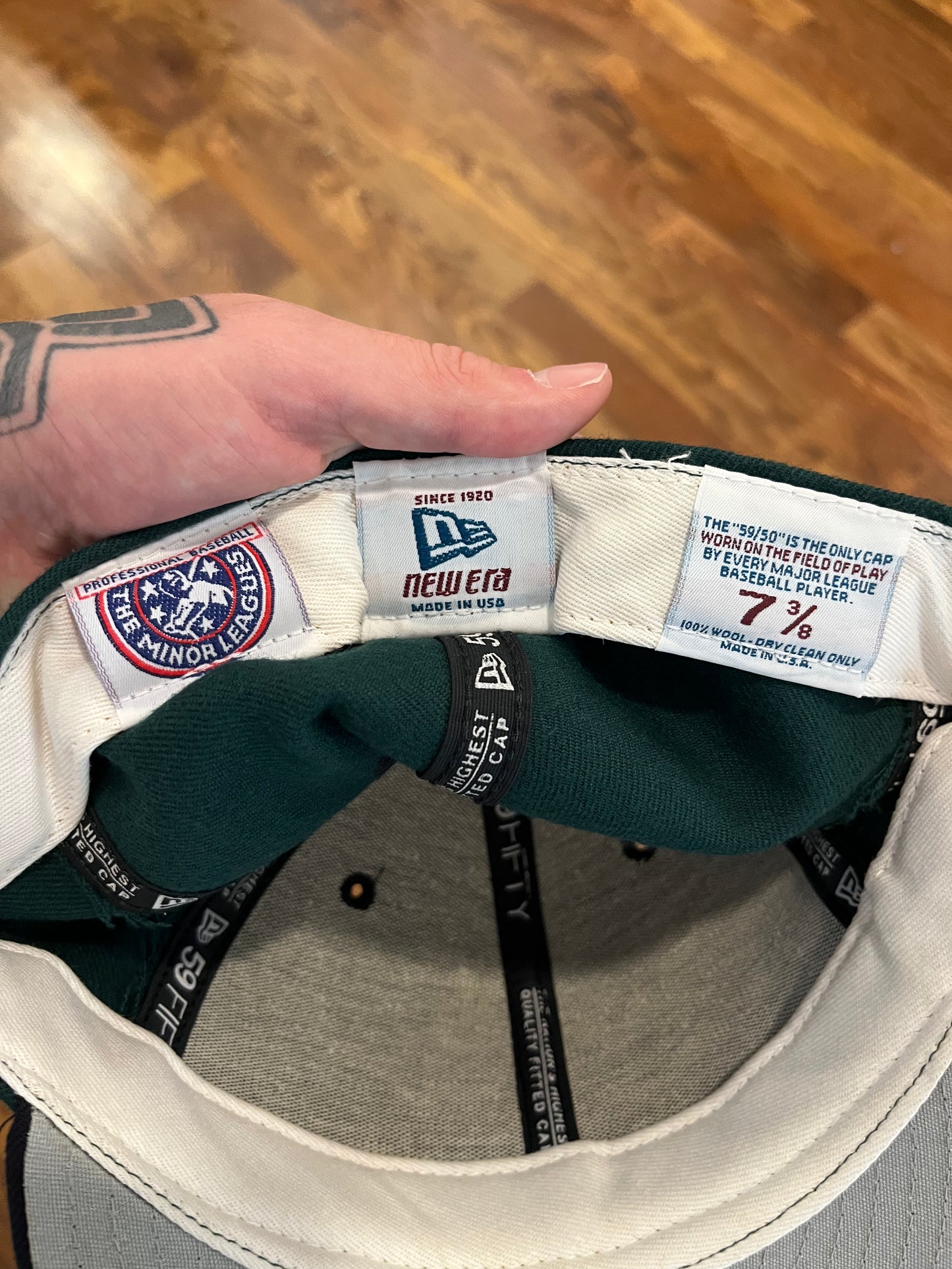 1990s Charlotte Knights Green New Era Fitted Hat (OS)