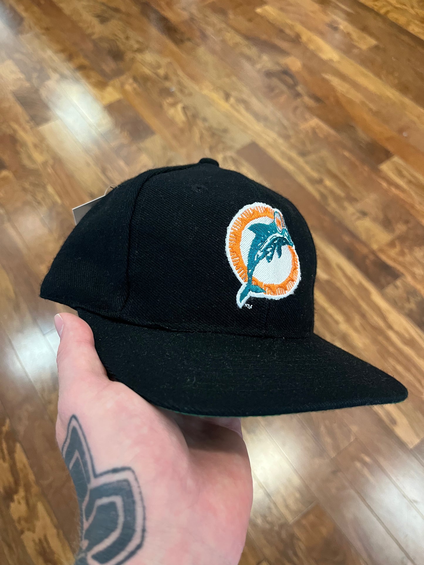1990s Miami Dolphins Eastport Black Hat (OS)