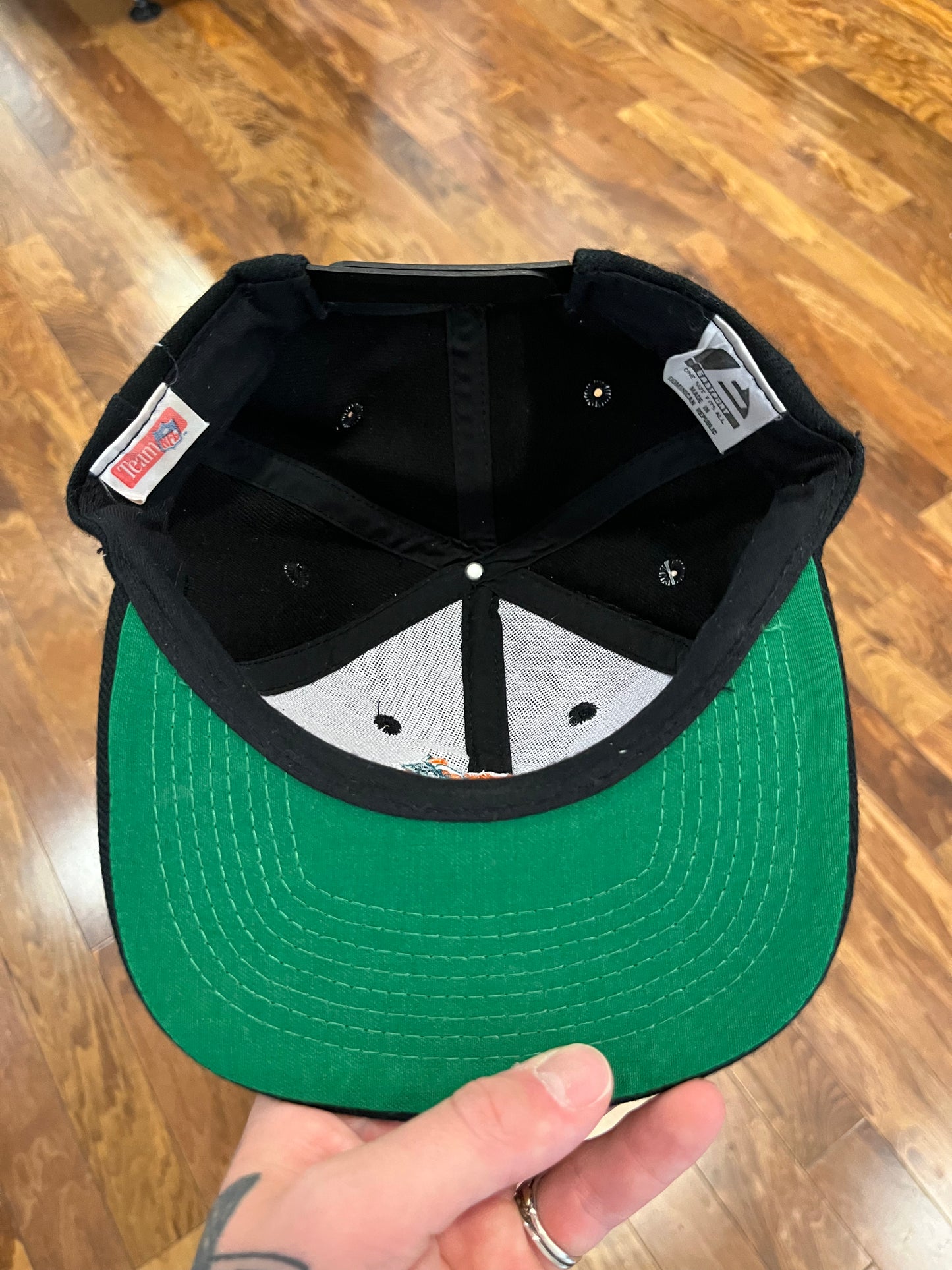 1990s Miami Dolphins Eastport Black Hat (OS)