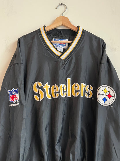 90s Pittsburgh Steelers Pro Line Starter Windbreaker (L)