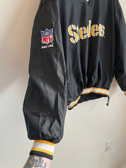 90s Pittsburgh Steelers Pro Line Starter Windbreaker (L)