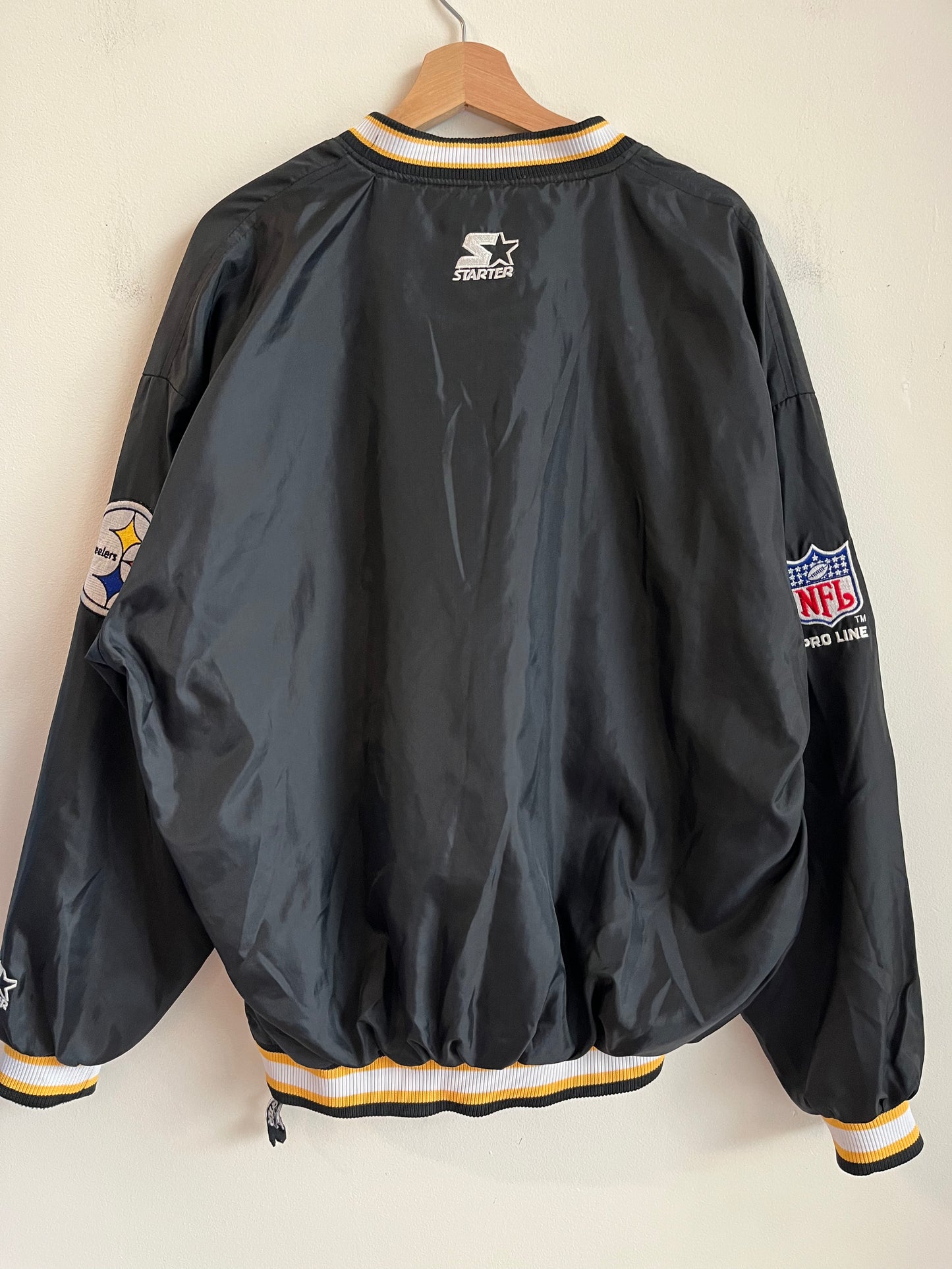 90s Pittsburgh Steelers Pro Line Starter Windbreaker (L)