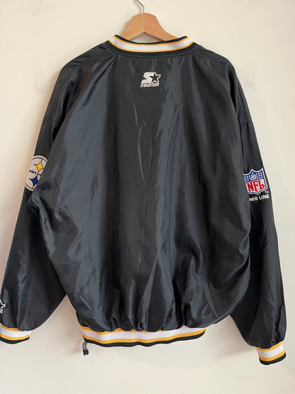 90s Pittsburgh Steelers Pro Line Starter Windbreaker (L)