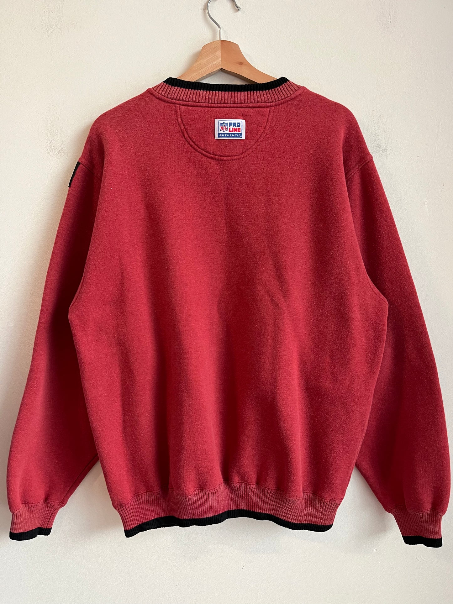 90s San Francisco 49ers Logo Athletic Embroidered Crewneck (L)