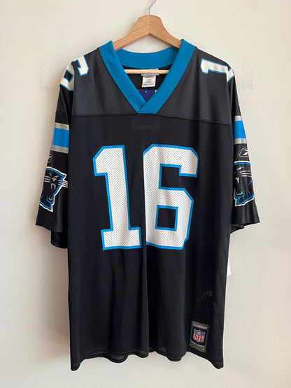 00s Carolina Panthers Chris Weinke Deadstock Reebok Home Jersey (L)