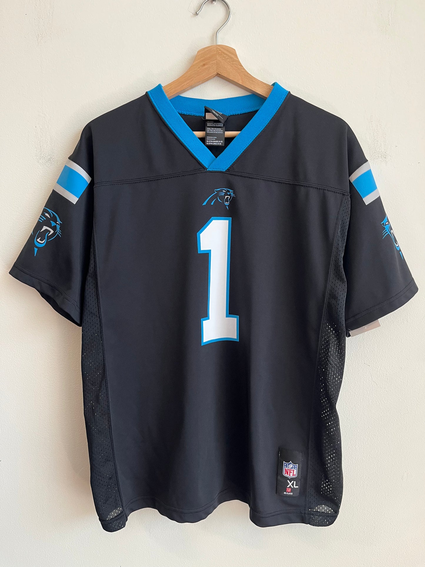 2010s Carolina Panthers NFL Players Cam Newton Jersey (Youth XL)