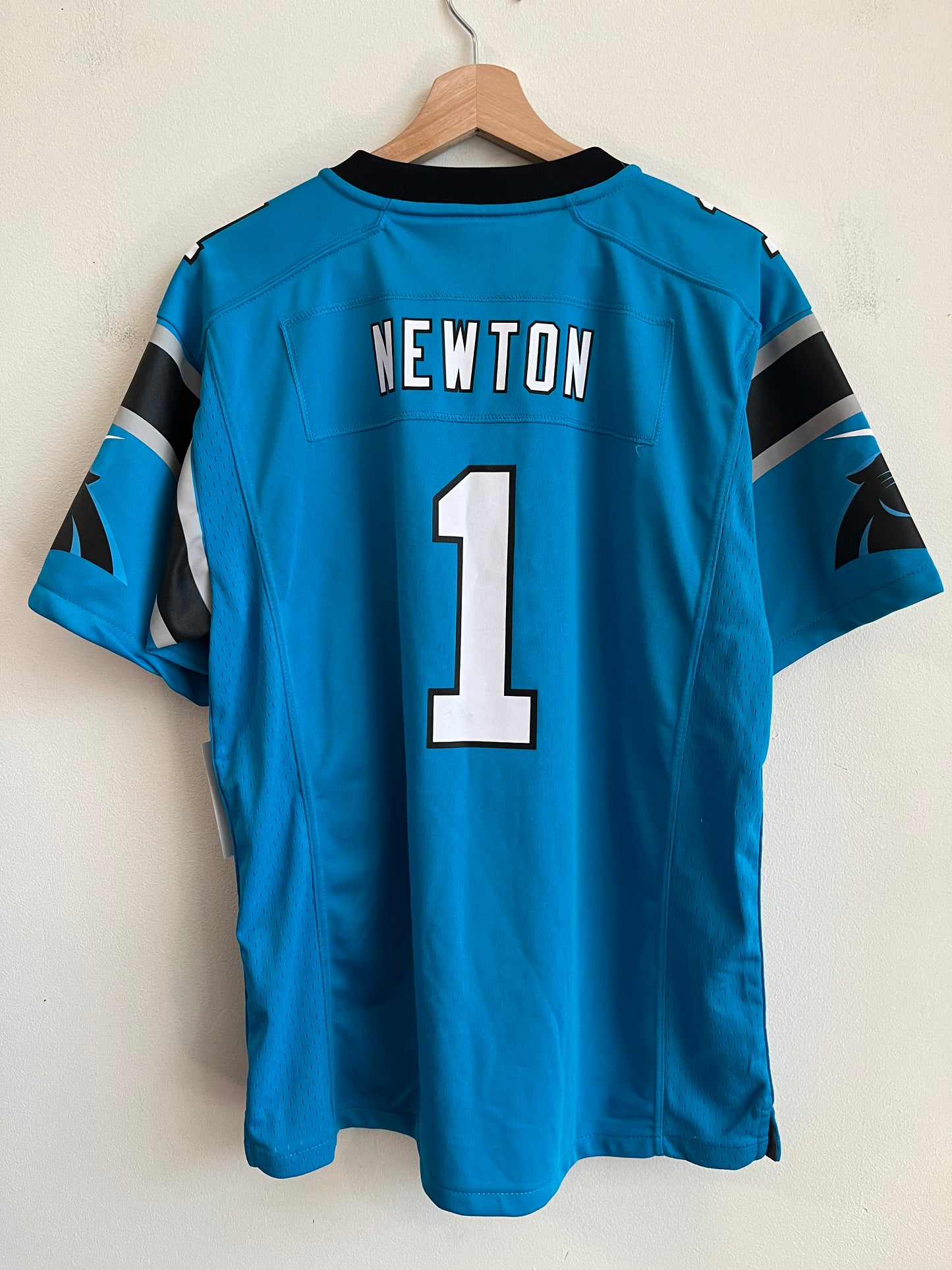 2016 Carolina Panthers SB 50 Cam Newton Blue Jersey (Youth XL)
