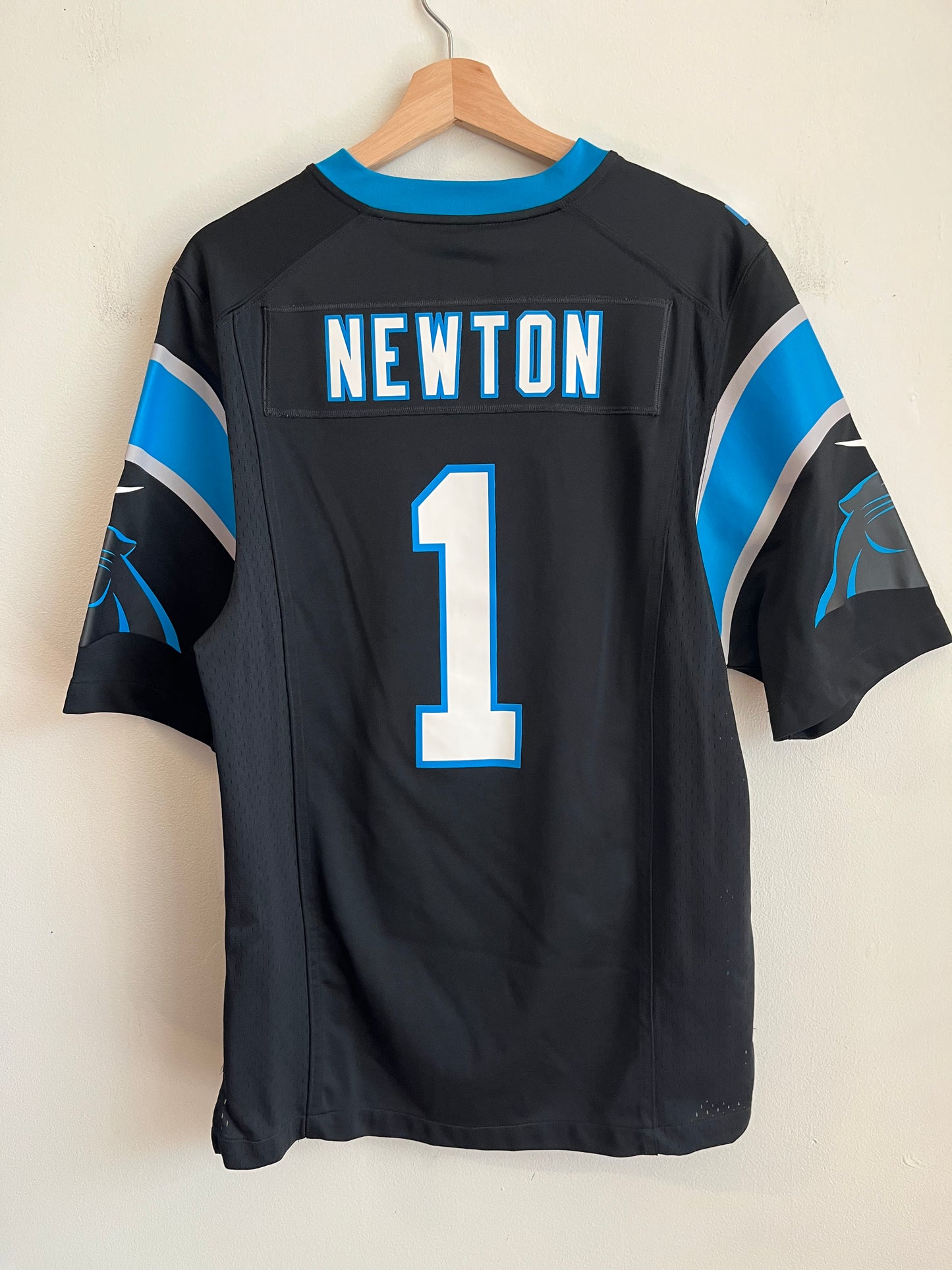 2010s Carolina Panthers Cam Newton Nike Home Jersey (S)