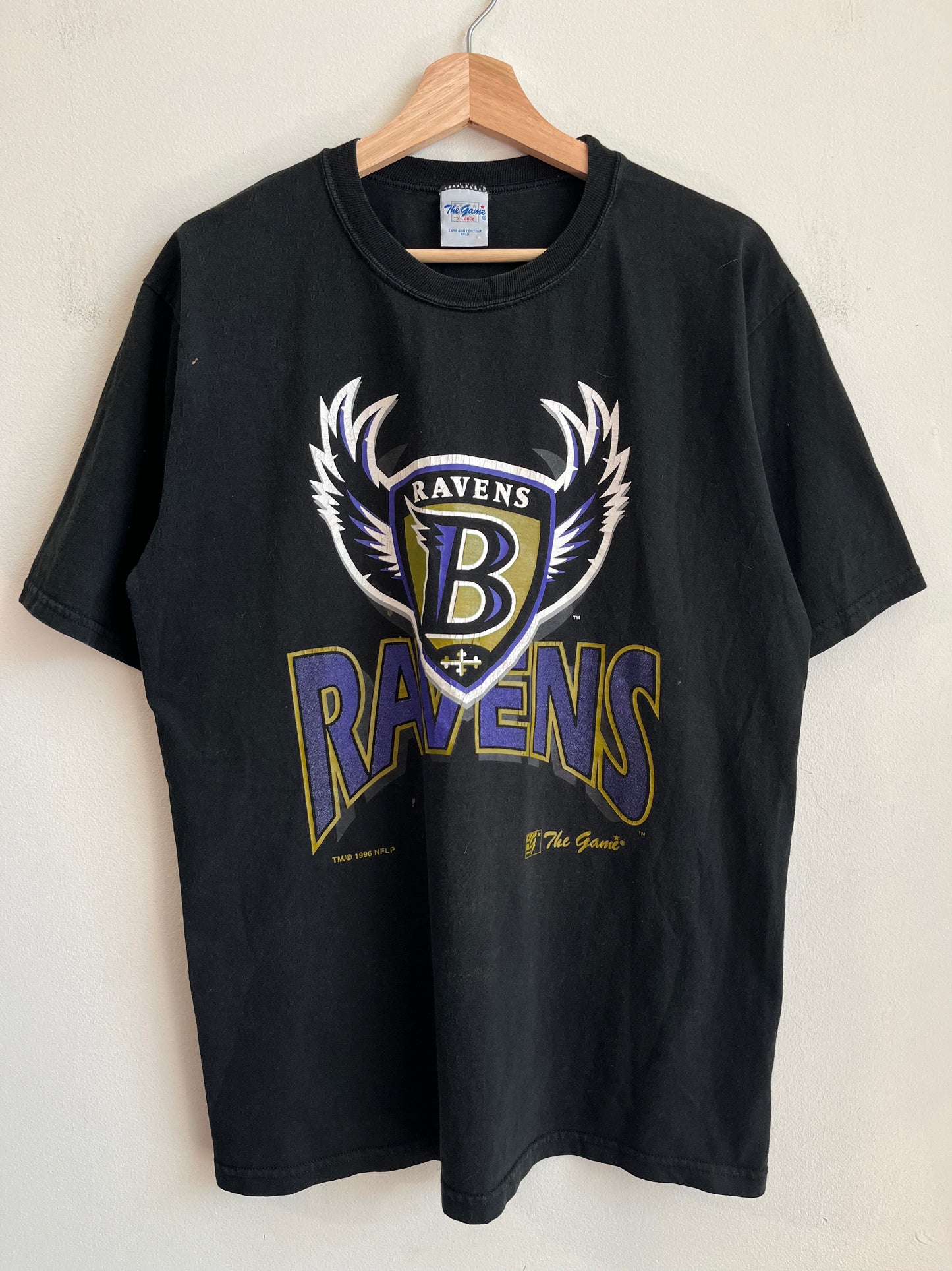 1996 Baltimore Ravens Banned Logo Tee (XL)
