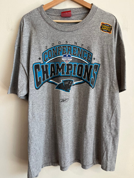 2003 Carolina Panthers Conference Champions Tee (XXL)