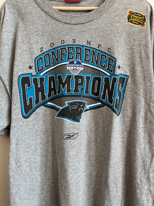 2003 Carolina Panthers Conference Champions Tee (XXL)