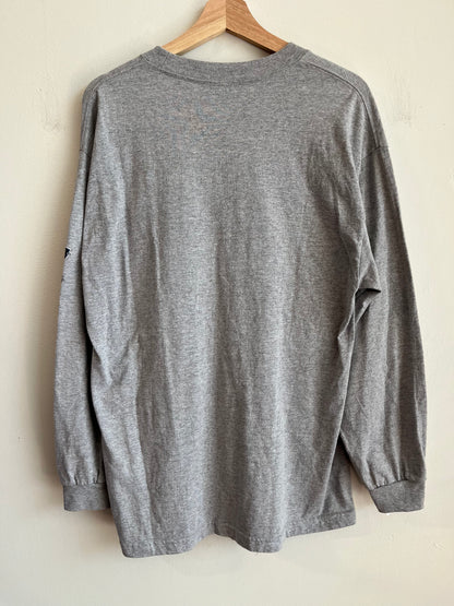 00s Carolina Panthers NFL Grey Long Sleeve Shirt (L)