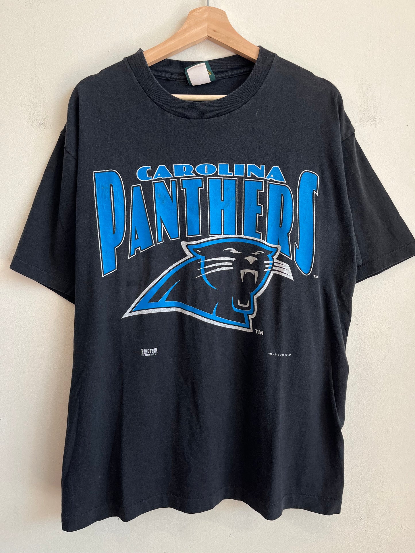1993 Carolina Panthers Home Team Faded Tee (XL)