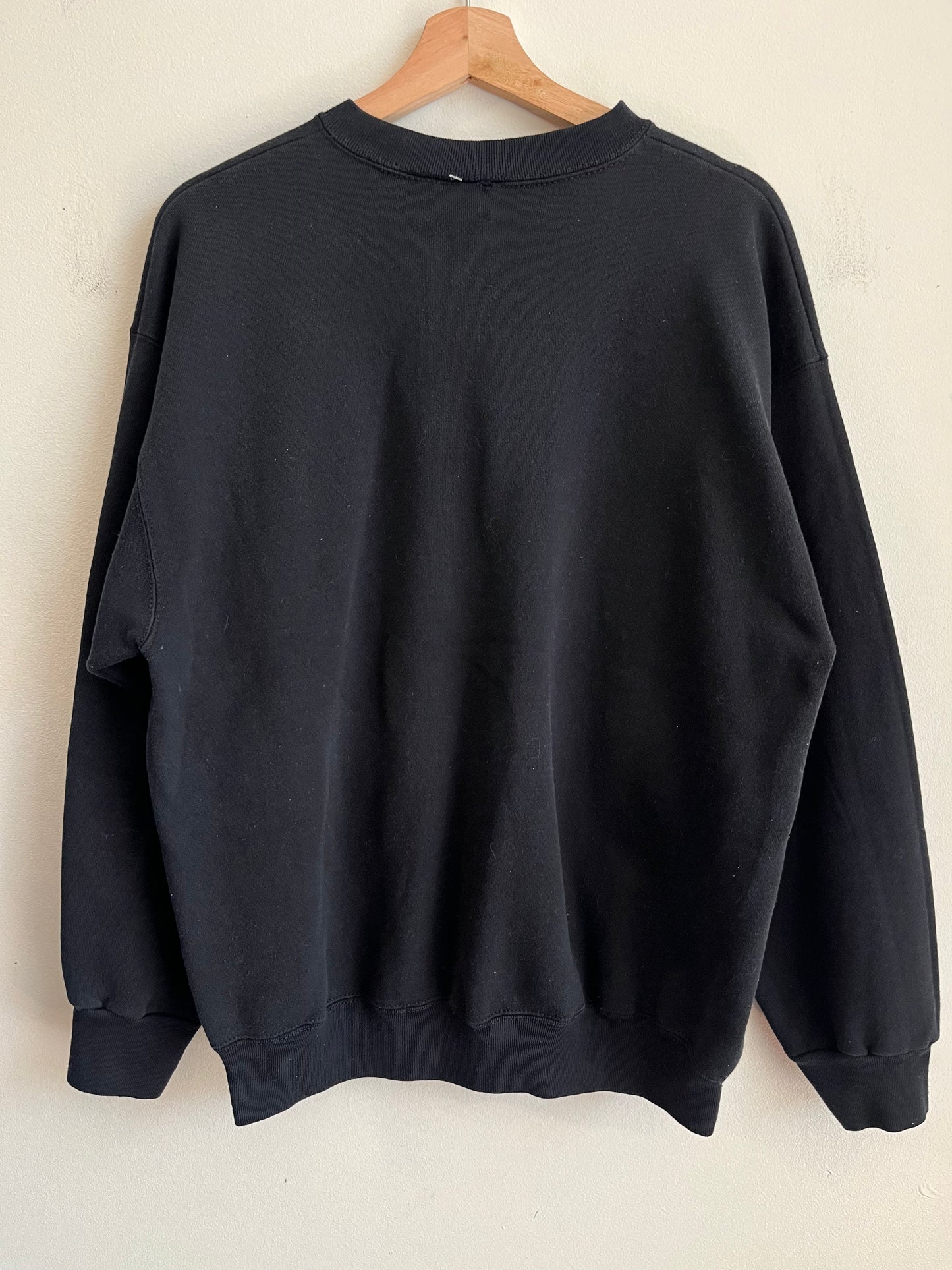 1993 Carolina Panthers Black OG Cat Crewneck (L)