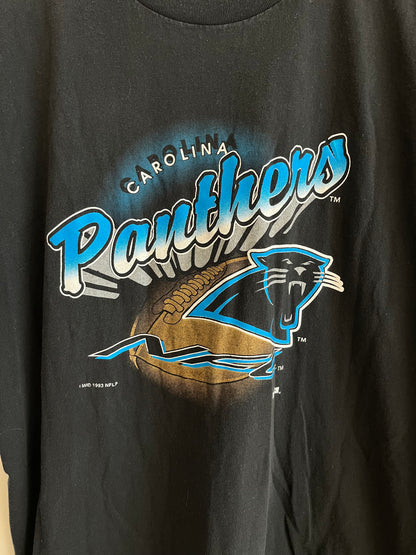 1993 Carolina Panthers Trench Football Tee (XL)