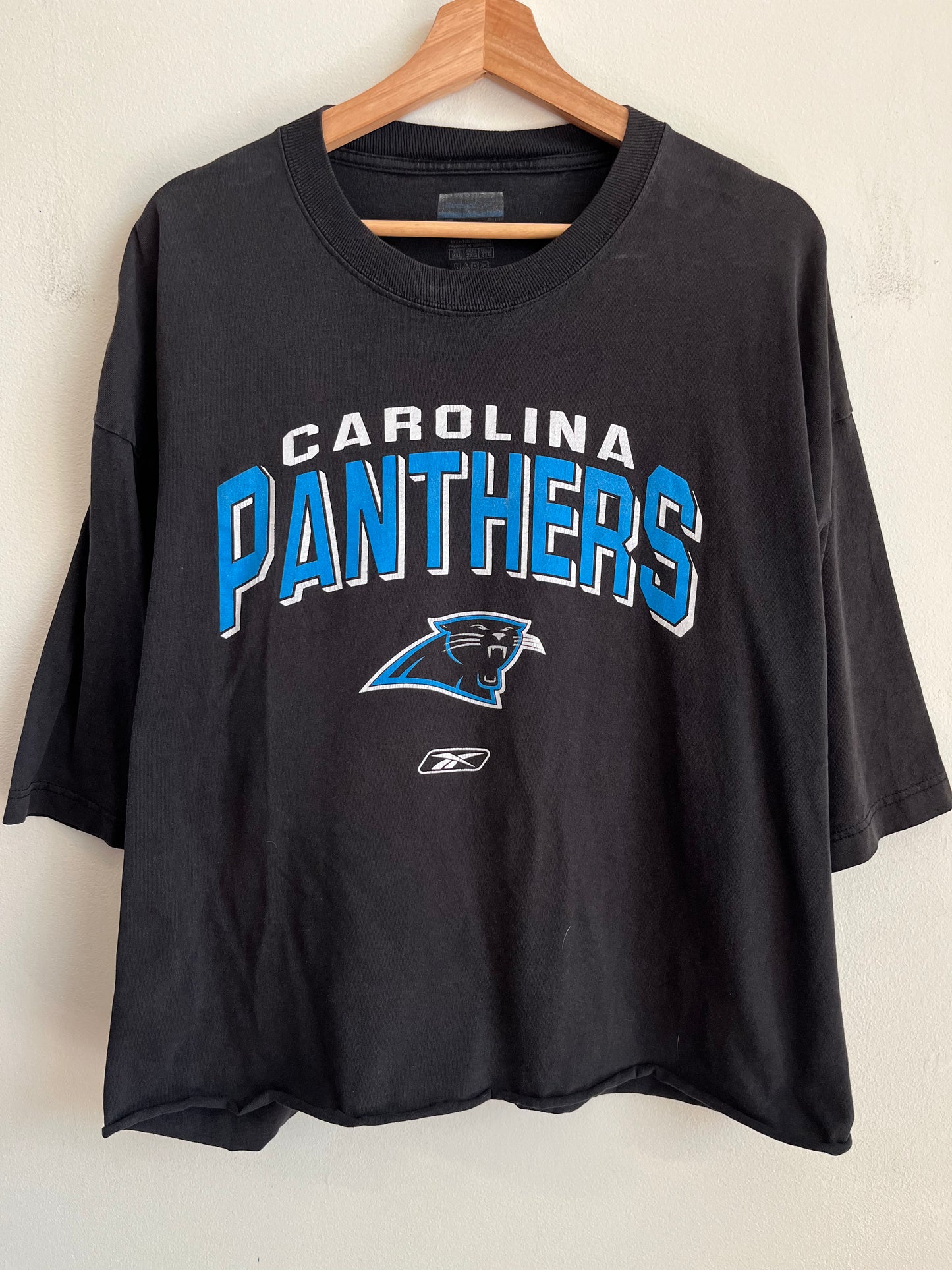 00s Carolina Panthers Reebok Cropped Tee (XXL)