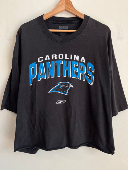 00s Carolina Panthers Reebok Cropped Tee (XXL)