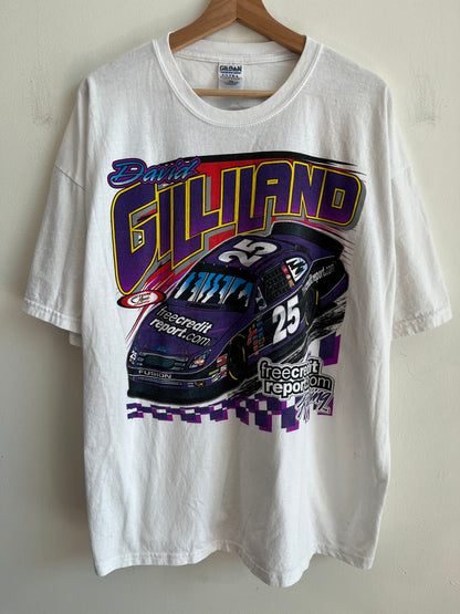 00s Nascar David Gilliland Credit Report Tee (XXL)