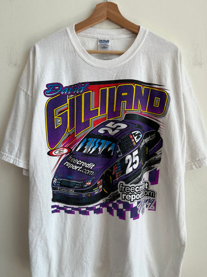 00s Nascar David Gilliland Credit Report Tee (XXL)