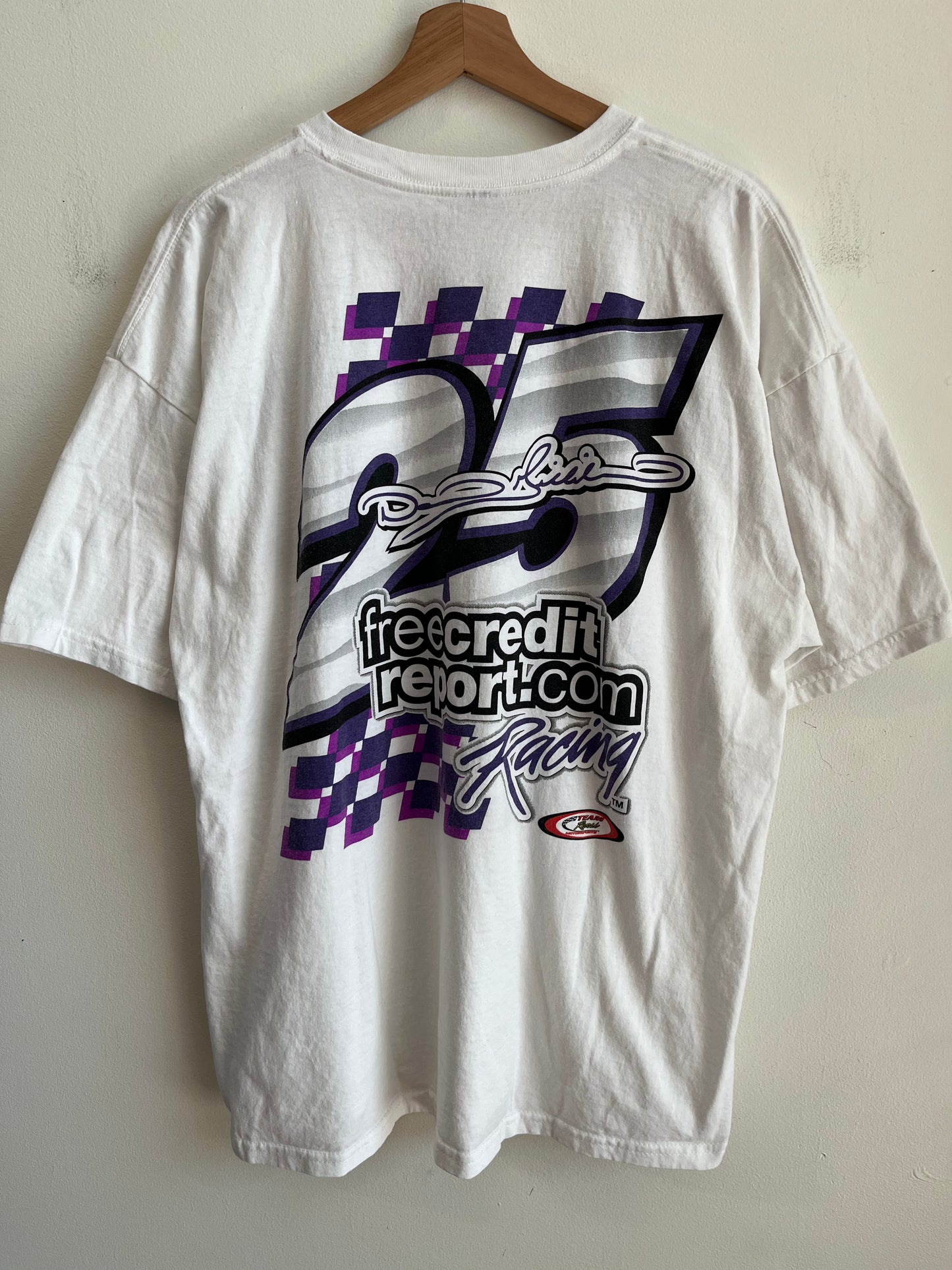 00s Nascar David Gilliland Credit Report Tee (XXL)