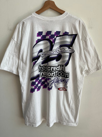 00s Nascar David Gilliland Credit Report Tee (XXL)