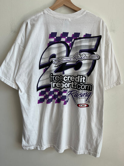 00s Nascar David Gilliland Credit Report Tee (XXL)