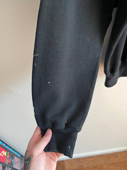 90s Carolina Panthers Cat Scratch Russell Paint Splatter Crewneck (XXL)