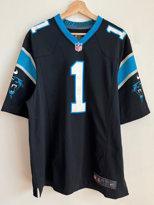 2012 Carolina Panthers Cam Newton Nike Home Jersey (L)