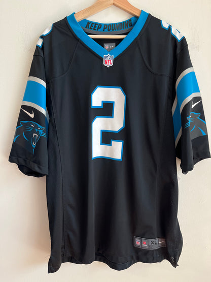 2021 Carolina Panthers DJ Moore #2 Nike Home Jersey (XL)