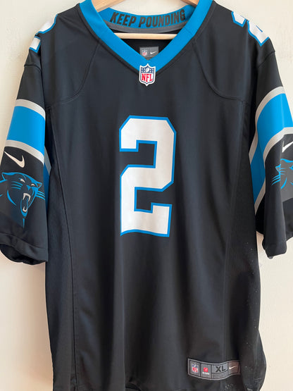 2021 Carolina Panthers DJ Moore #2 Nike Home Jersey (XL)
