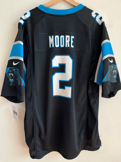 2021 Carolina Panthers DJ Moore #2 Nike Home Jersey (XL)