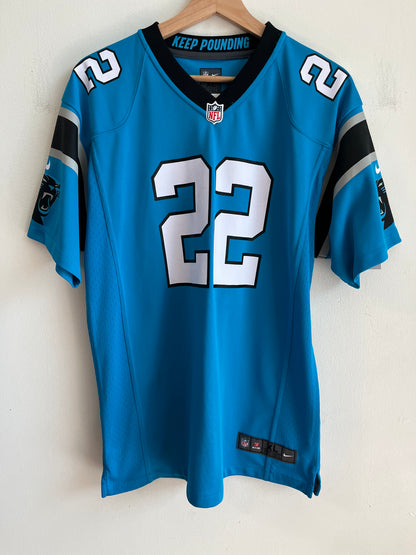 2010s Carolina Panthers Christian McCaffery Stained Jersey (Youth XL)