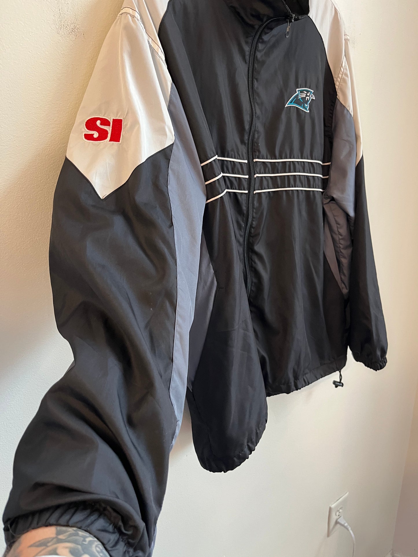 00s Carolina Panthers Sports Illustrated Essential Windbreaker (L)