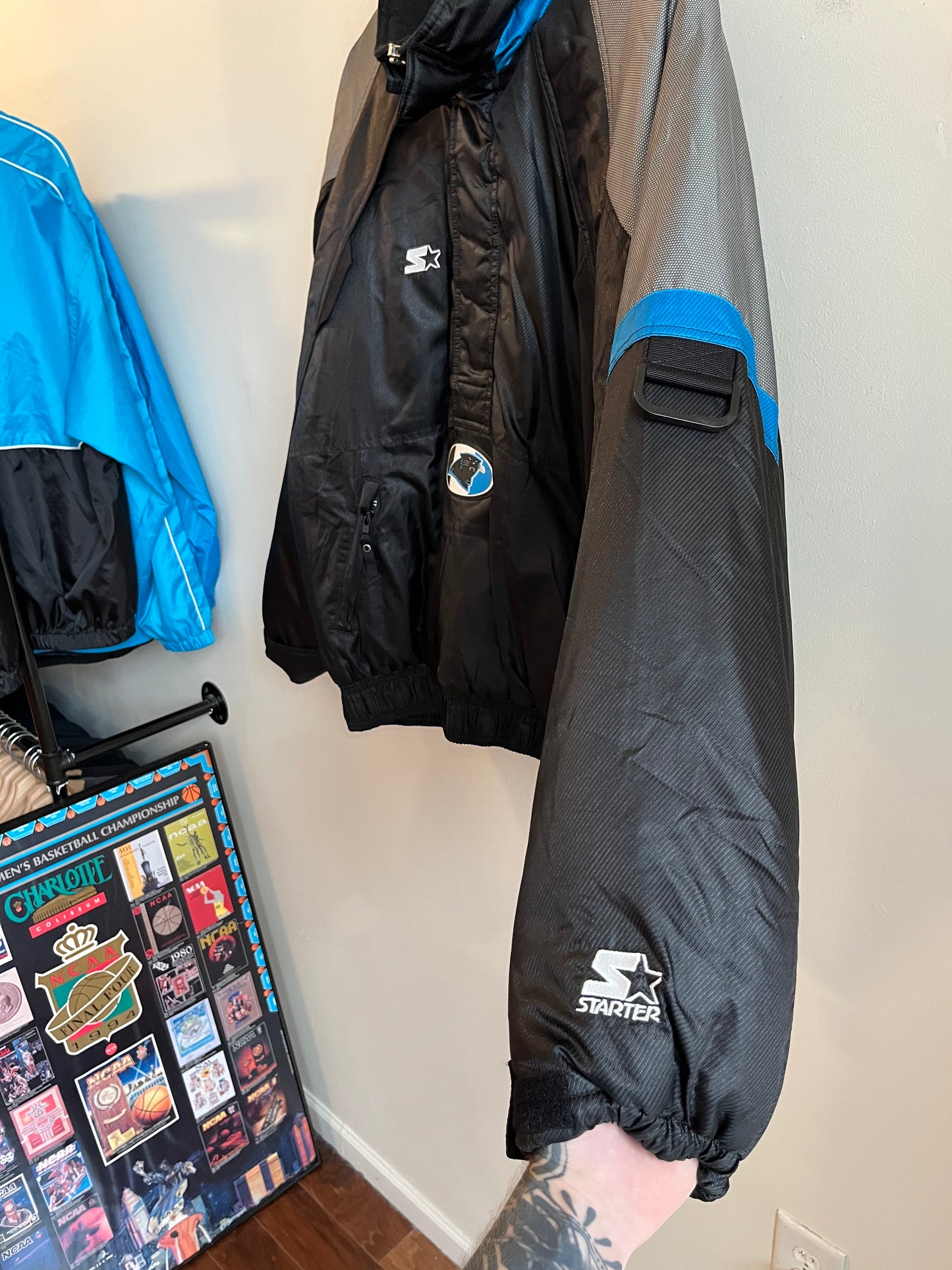 90s Carolina Panthers Starter Pro Line Jacket (L)