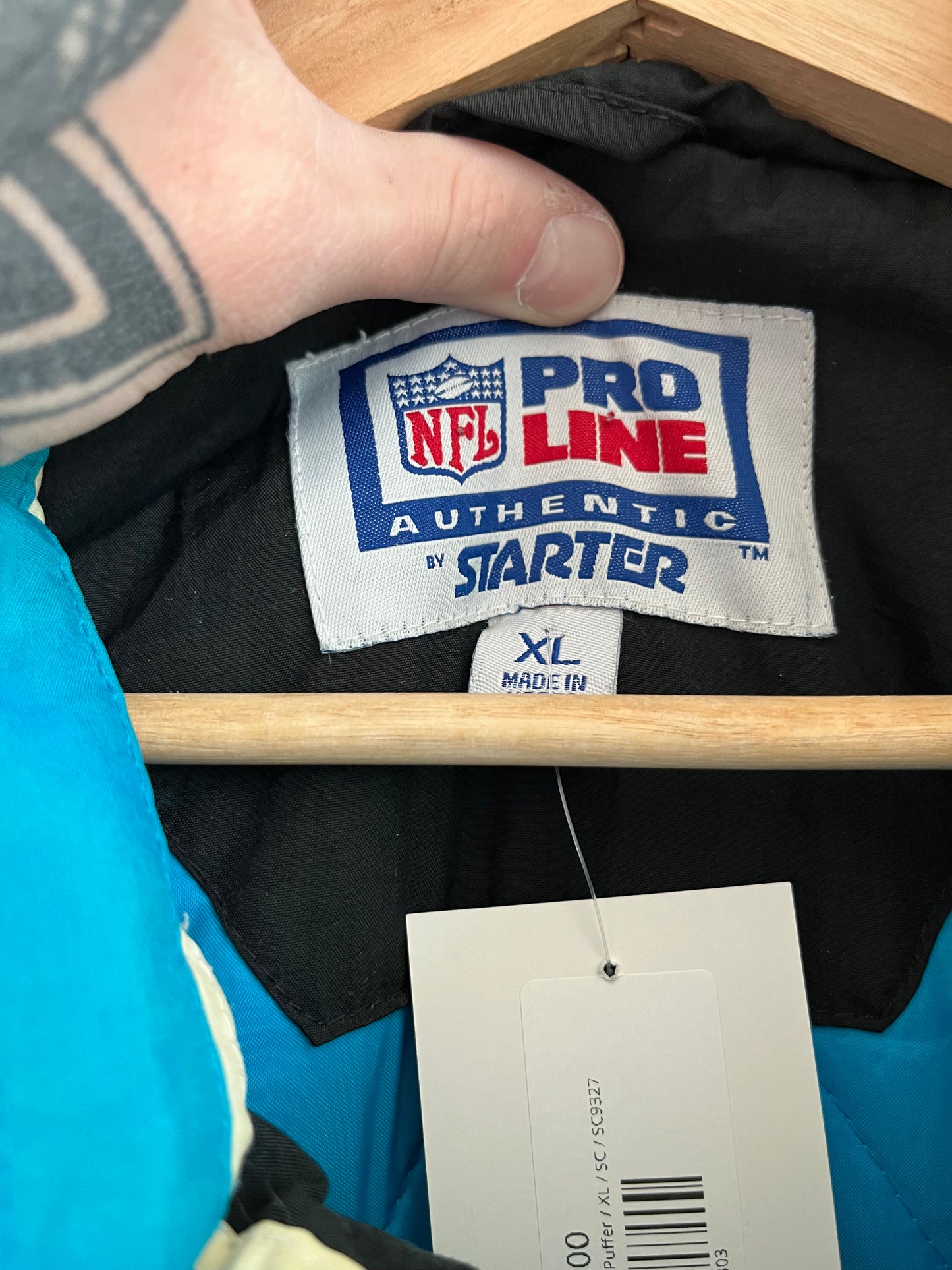 90s Carolina Panthers Starter Pro Line Puffer (XL)