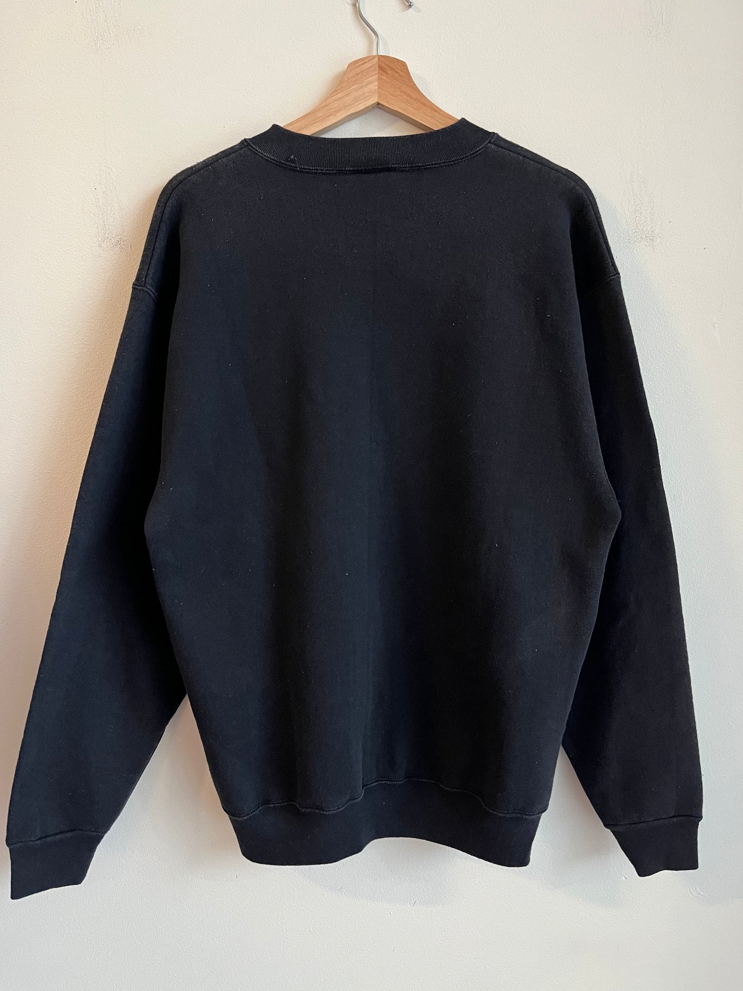1993 Carolina Panthers Gym Gear Black Crewneck (L)