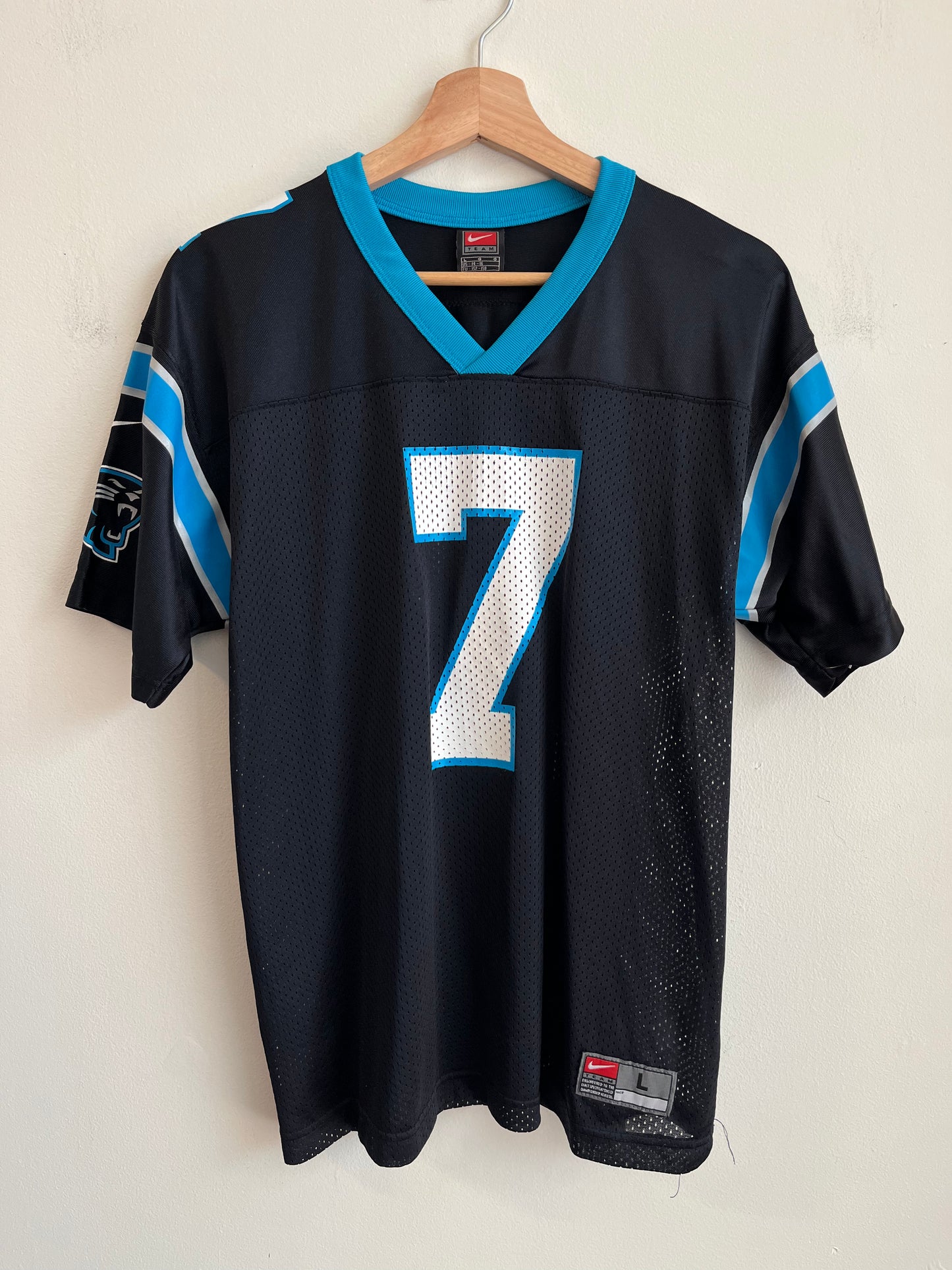2000 Carolina Panthers Steve Beuerlein Nike Jersey (Youth L)