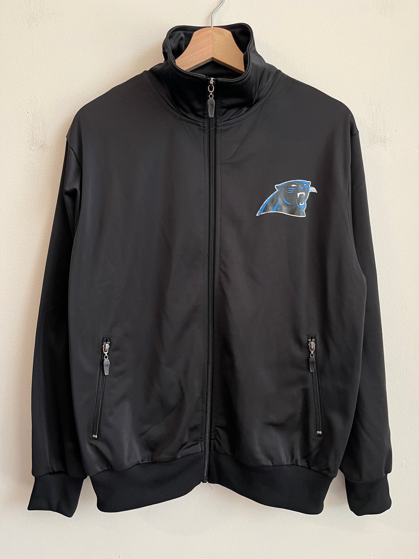 2010s Carolina Panthers Nike Dri Fit Track Jacket (M)