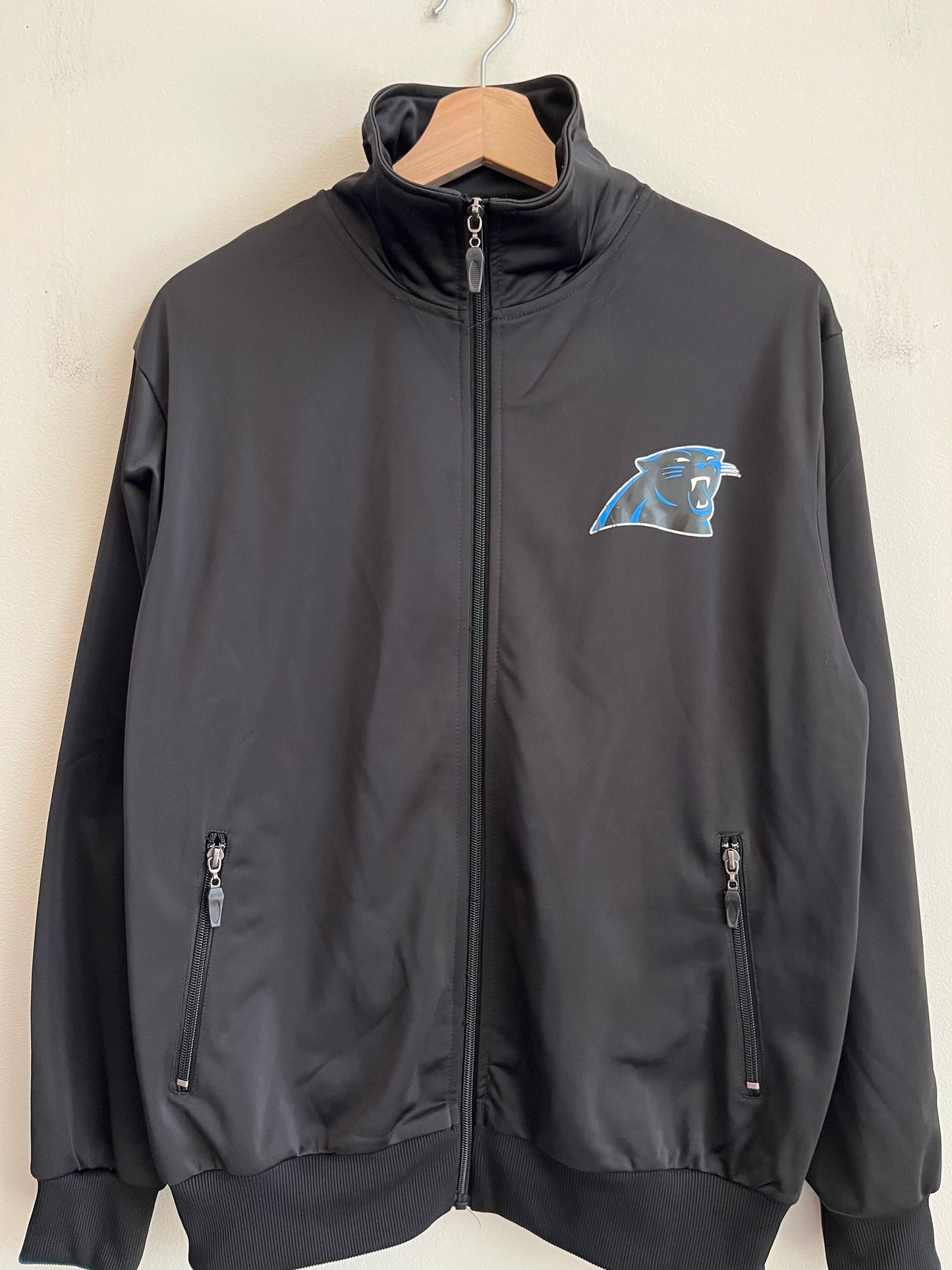 2010s Carolina Panthers Nike Dri Fit Track Jacket (M)